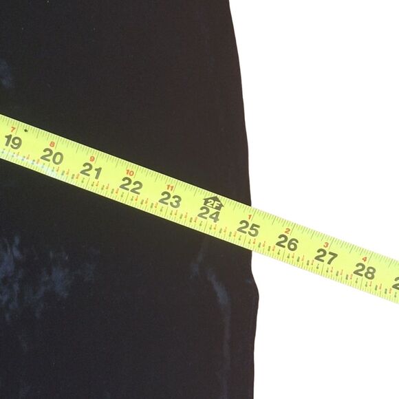 J. Jill Black Velvet Embroidered Wide Leg Pants size 12 Pockets Zip Fly Trousers - Picture 9 of 16